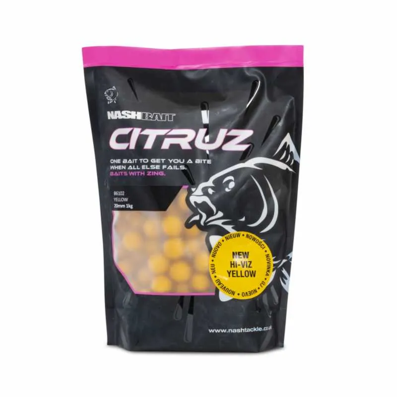 Nash Citruz Yellow 2023 1kg 12mm 3 Nash Citruz Yellow 2023 1kg 12mm